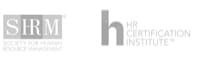 SHRM logo HRCI logo