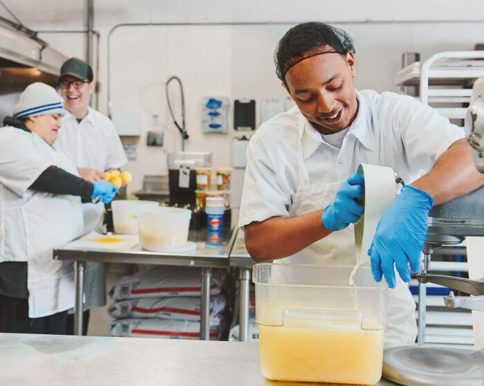 Humphry Slocombe employees making ice cream