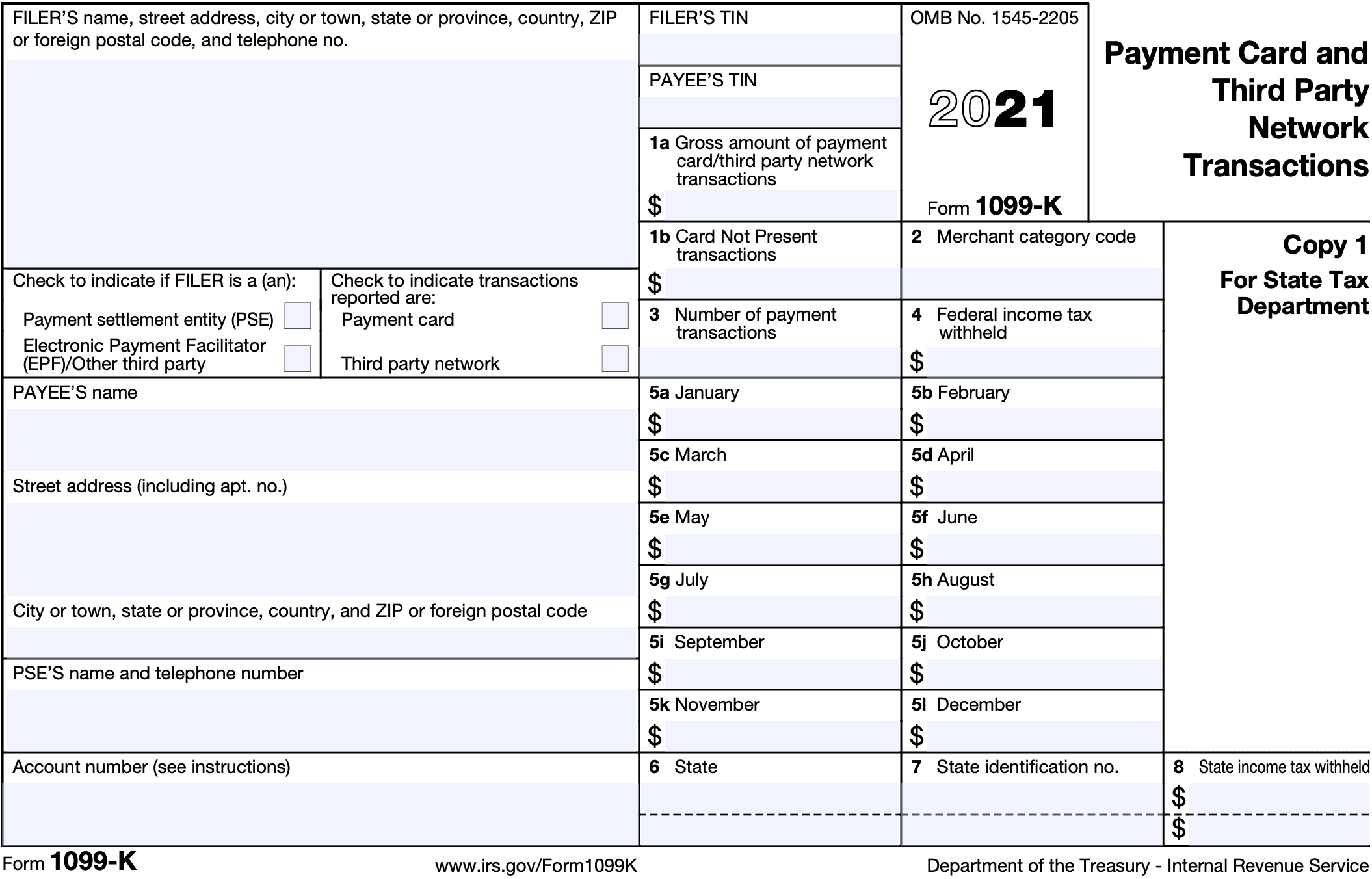 kttpページ How to Print and File 1099-K, Payment Card and Third Party