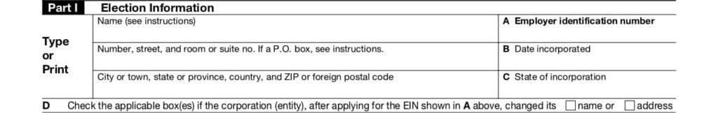 Form-2553_Part-I.-Election-Information