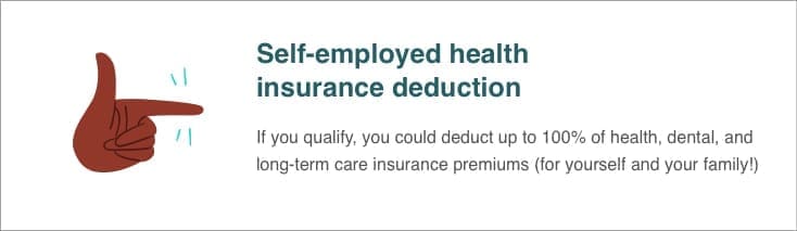 self-employed health insurance deduction