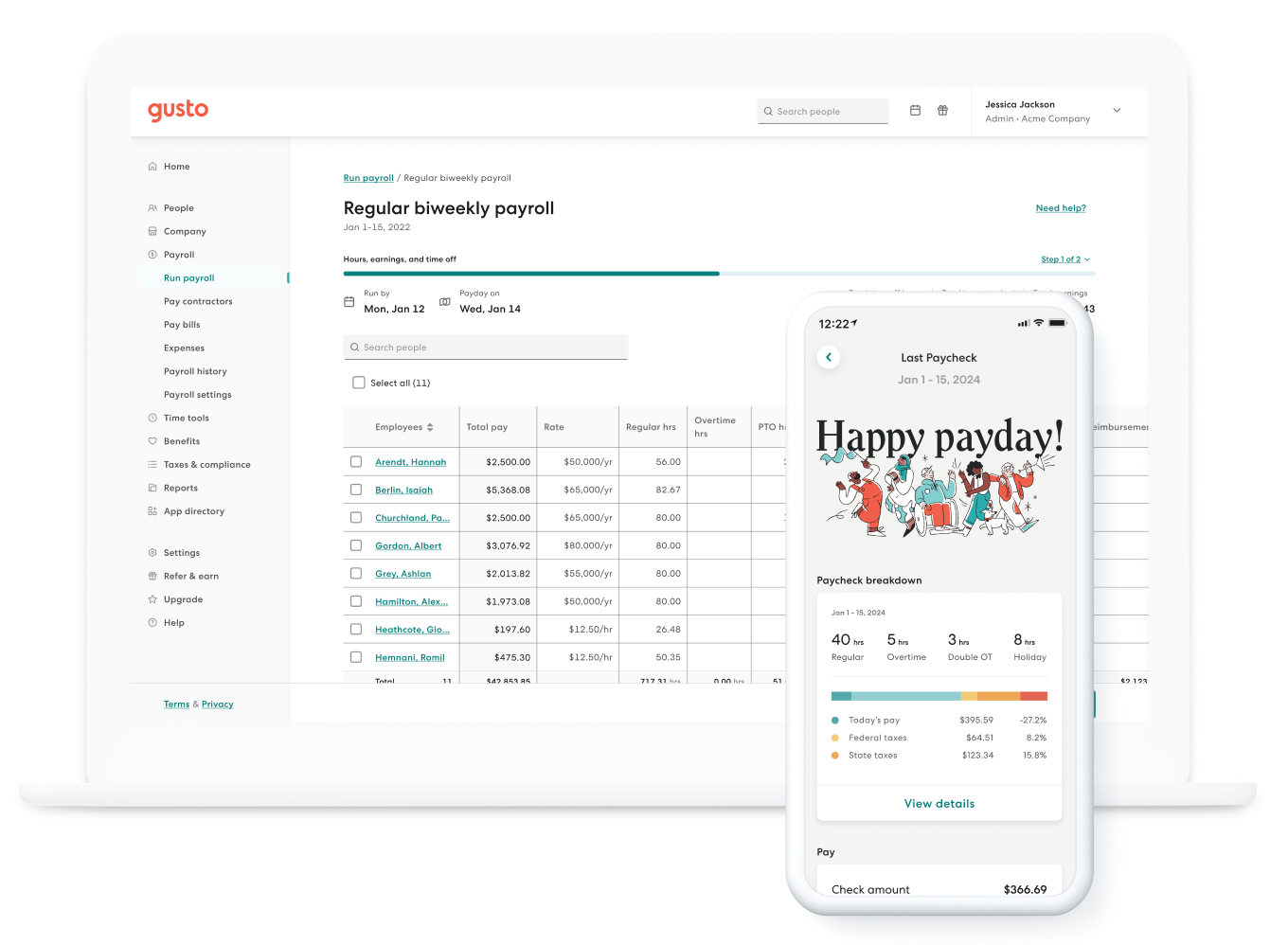 Compare Gusto Payroll With Other Payroll Services Gusto